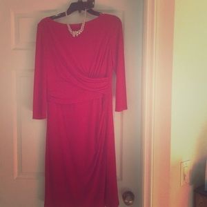 Party dress with pearl necklace